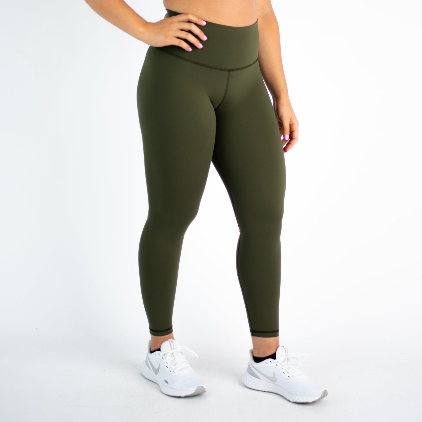 FLEO - Super High Legging - Higher Rise - Leggings - olive-2_acdd0ec9-275d-4636-af62-ab118a363389