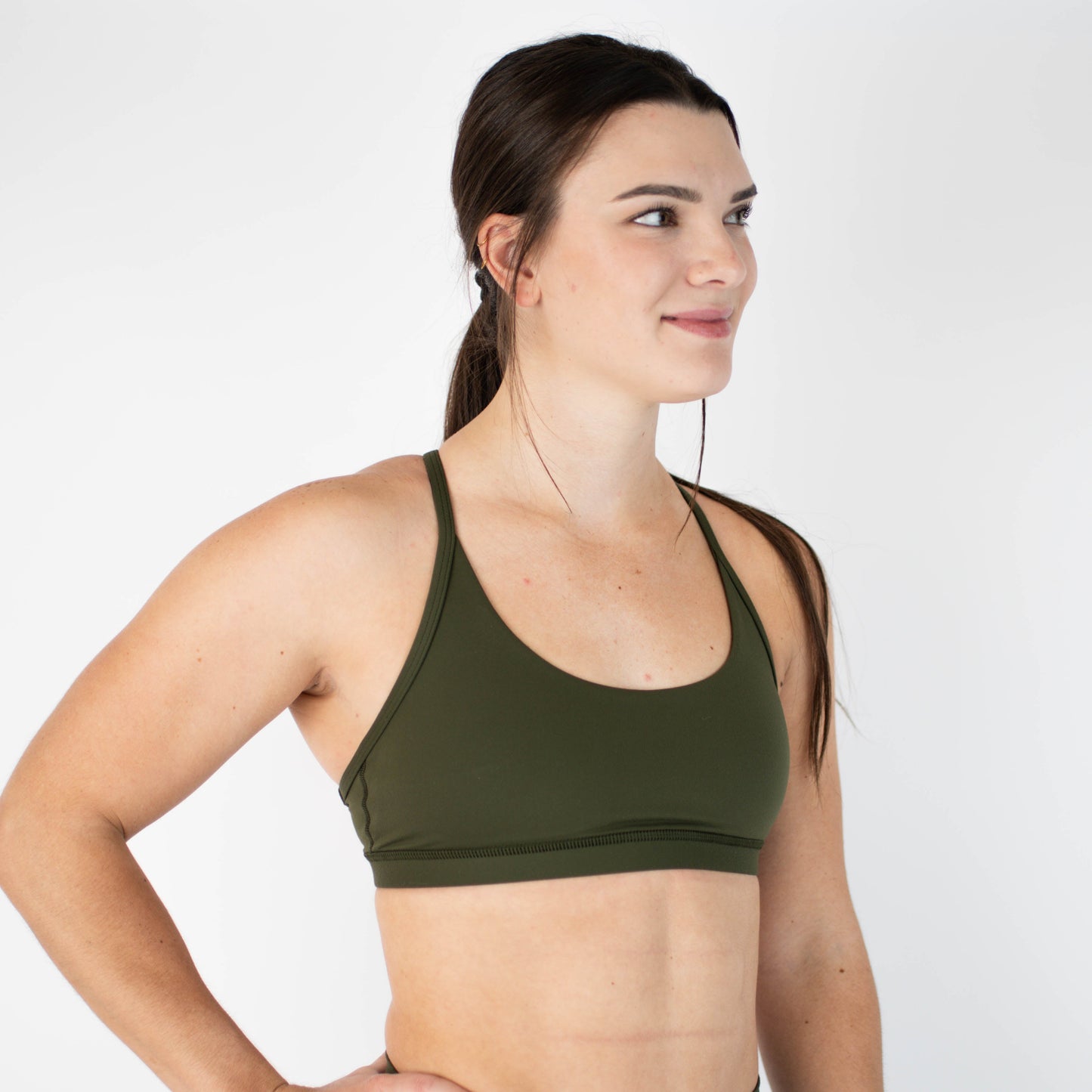 FLEO - Cami Sports Bra - Light Support - Sports Bra - olive-3_464d028b-b4a6-409d-8dbf-3b36dc202b14