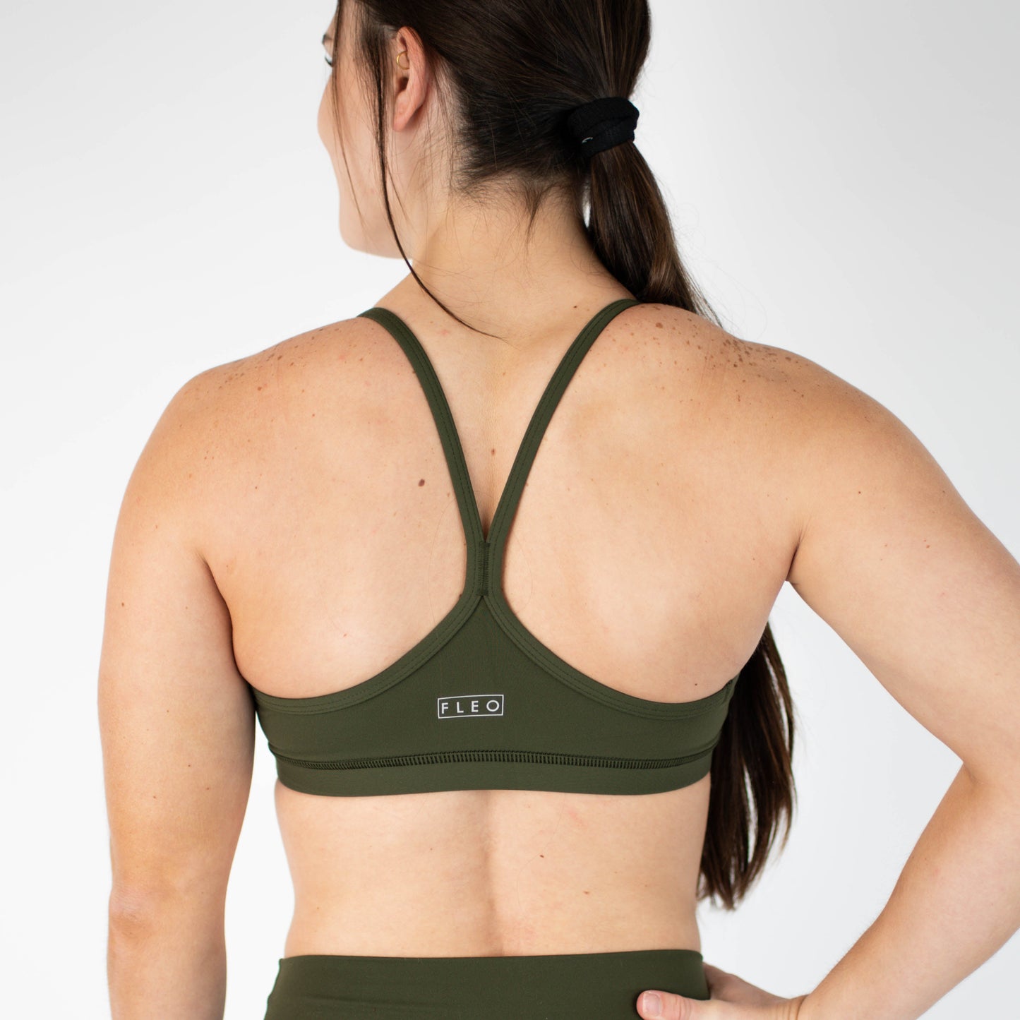 FLEO - Cami Sports Bra - Light Support - Sports Bra - olive-4_8a022645-130b-4e67-a924-be4cb6159d2f