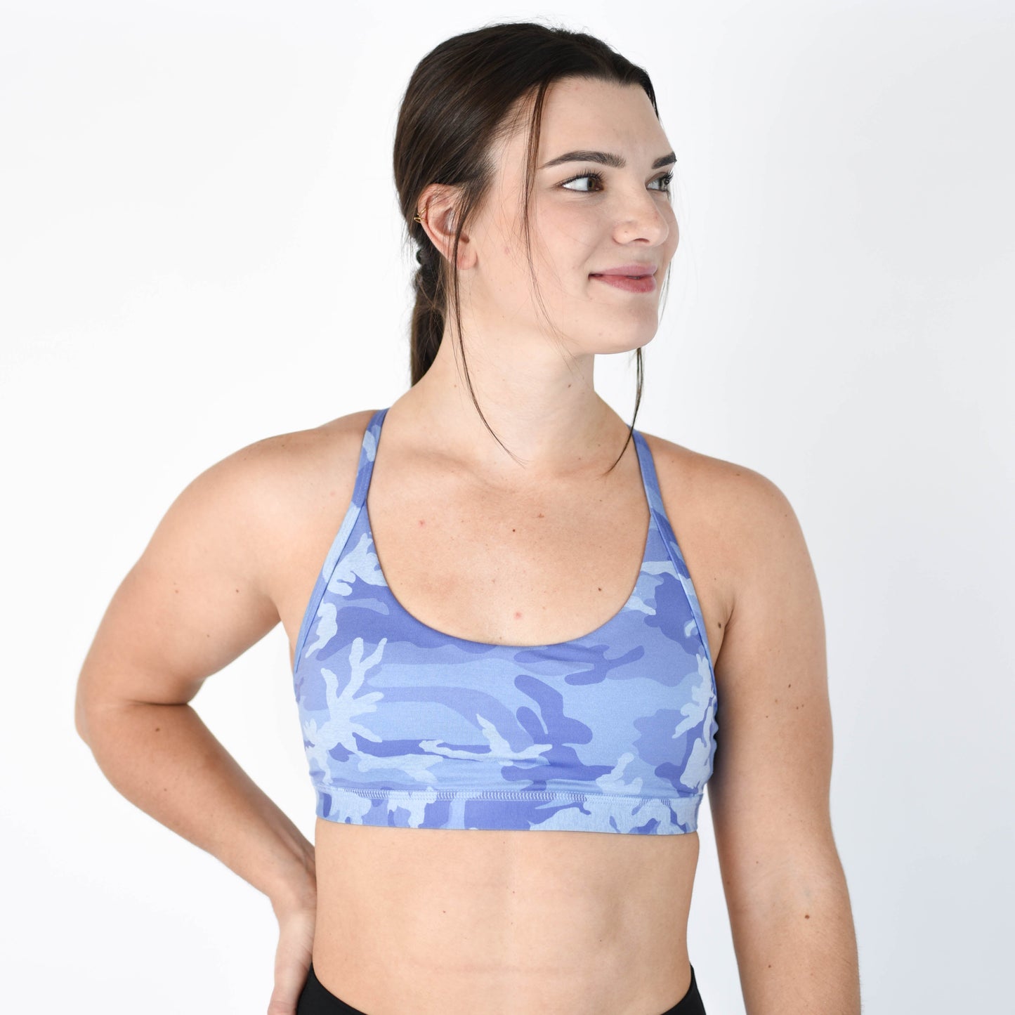 FLEO - Cami Sports Bra - Light Support - Sports Bra - peri-camo-1_4e7476b6-c8cf-49ab-92be-1b828ea972b4