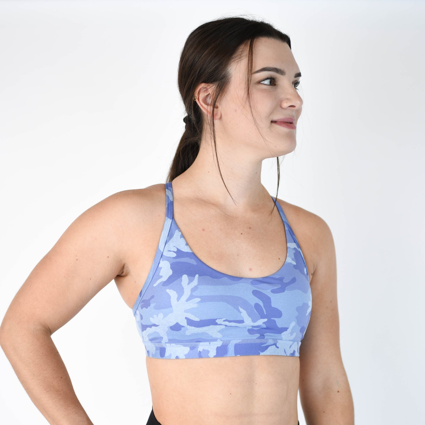 FLEO - Cami Sports Bra - Light Support - Sports Bra - peri-camo-3_fca8f377-fe57-485e-b3dd-79020b118d24