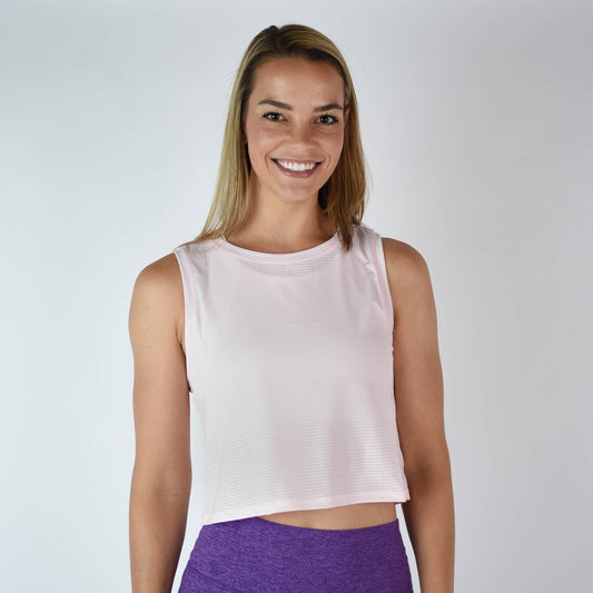 FLEO - Dylan Muscle Crop Tank - Loose Fit - Tank - prism-pink-1
