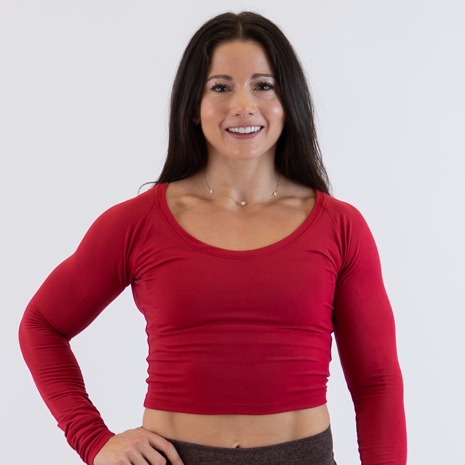 FLEO - Foundation Scoop Crop Long Sleeve - Long Sleeve - scootscoopneck-1