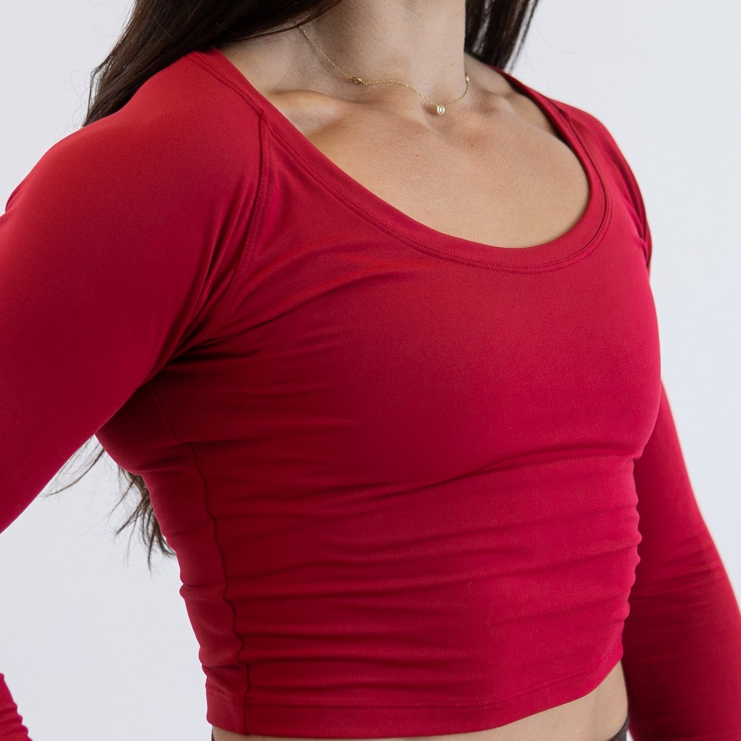 FLEO - Foundation Scoop Crop Long Sleeve - Long Sleeve - scootscoopneck-3