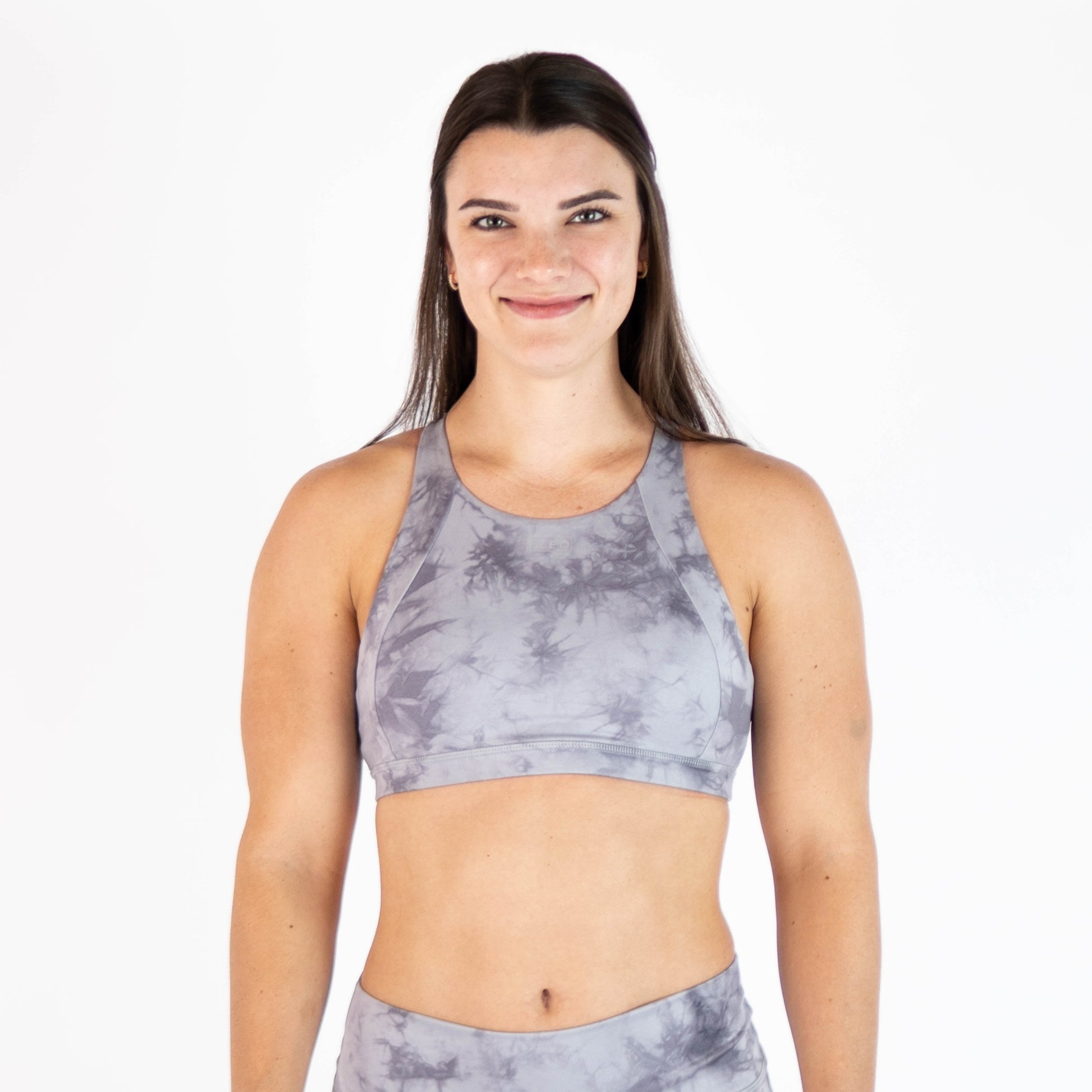 FLEO - Jourdaine Sports Bra - Medium Support - Sports Bra - silver-td-1_d4ab1226-73d3-4af5-9435-383412faa325