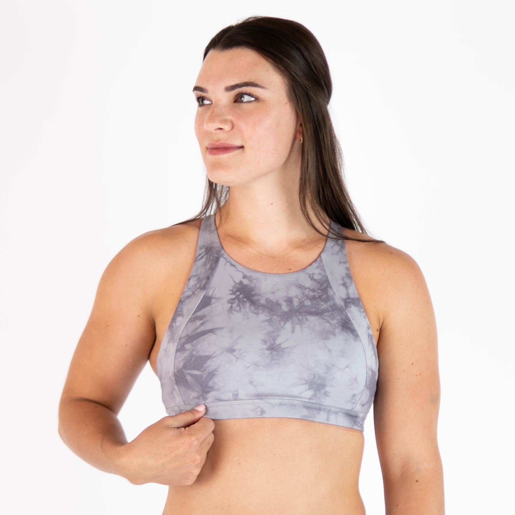 FLEO - Jourdaine Sports Bra - Medium Support - Sports Bra - silver-td-3_c44753ad-8073-46a2-b94e-ab9d0d28a1dc