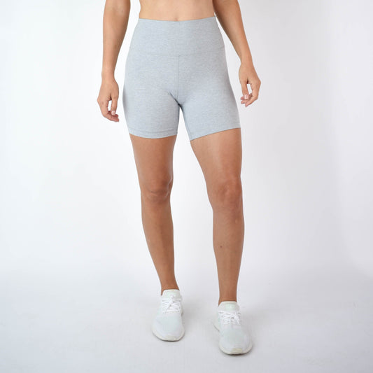 FLEO - Biker Short 6" - High Rise - Shorts - sleet-1_933f2b1d-d80d-4847-982b-2584dc86c0ce