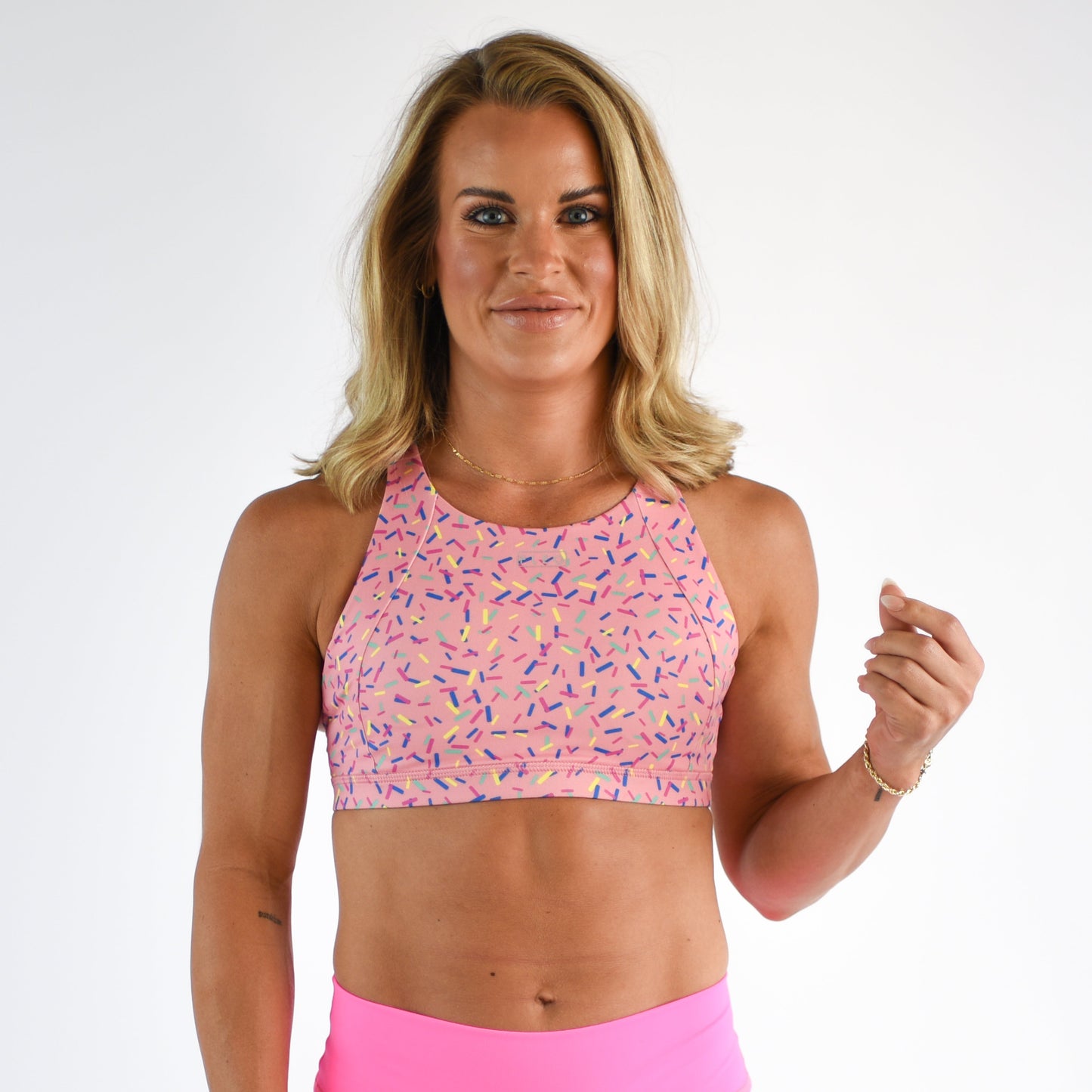 FLEO - Jourdaine Sports Bra - Medium Support - Sports Bra - sprinkles-1_c5a4b57f-2b40-4dc3-8348-cb84f401e092