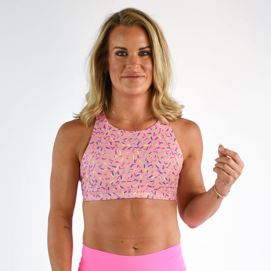 FLEO - Jourdaine Sports Bra - Medium Support - Sports Bra - sprinkles-1_c5a4b57f-2b40-4dc3-8348-cb84f401e092