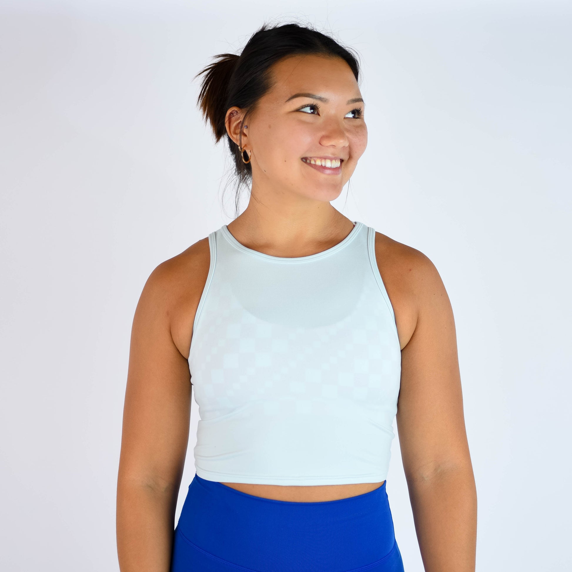 FLEO - Tempo Crop Tank - Fitted - Tank - starlight-1_62e6e397-b310-4b81-b279-ad304586f658
