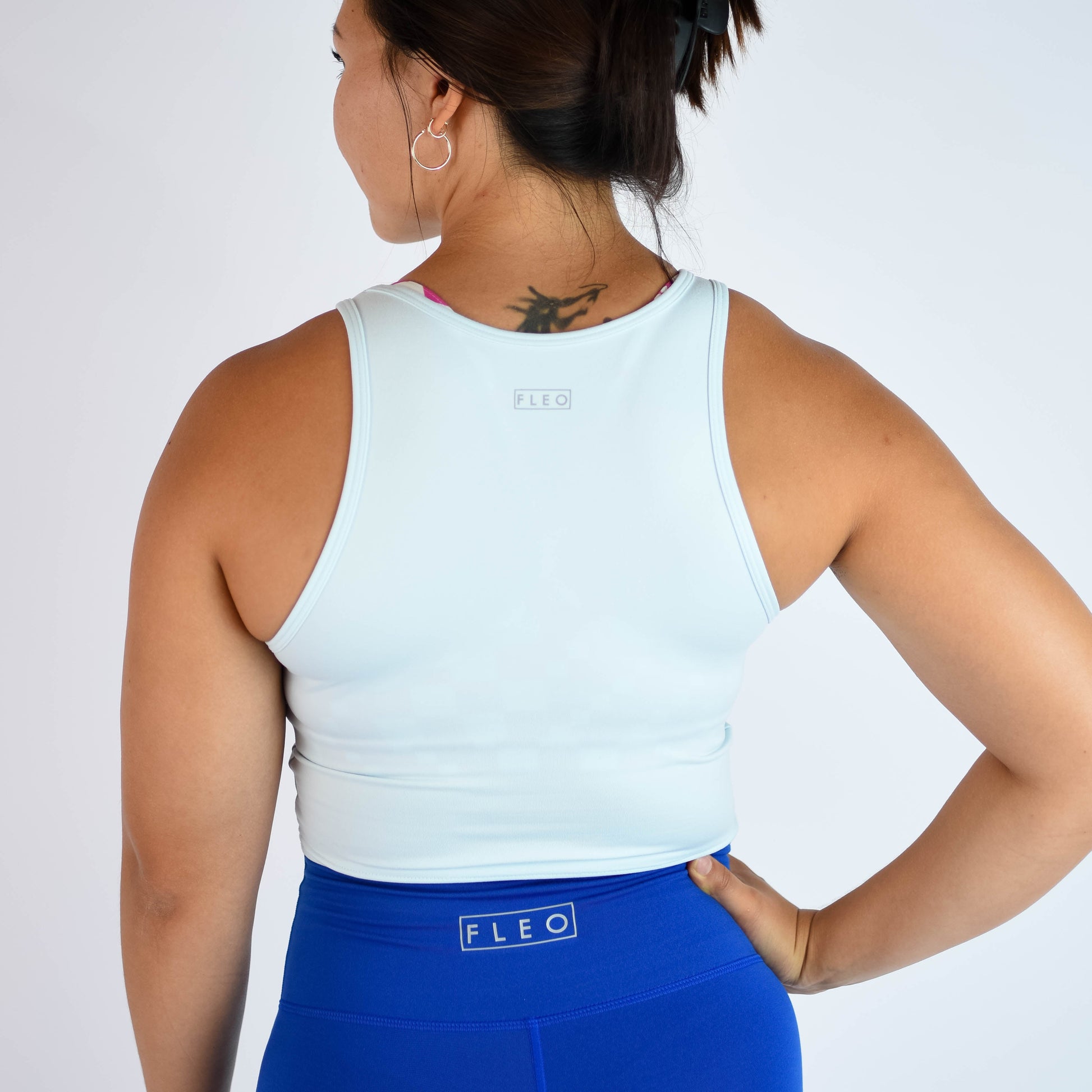 FLEO - Tempo Crop Tank - Fitted - Tank - starlight-4_8f48ca16-f89a-4ca1-8831-9e8861d135fa