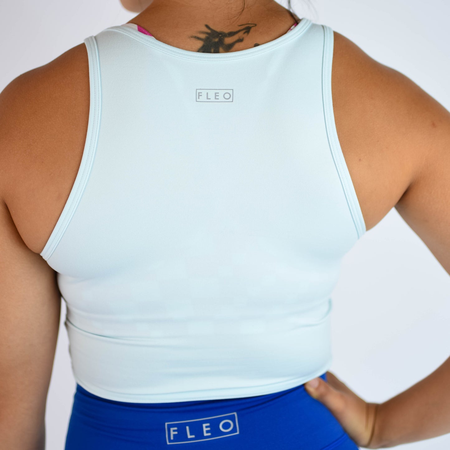 FLEO - Tempo Crop Tank - Fitted - Tank - starlight-5_79e96a90-f13a-46cc-867c-77afb75c1f95
