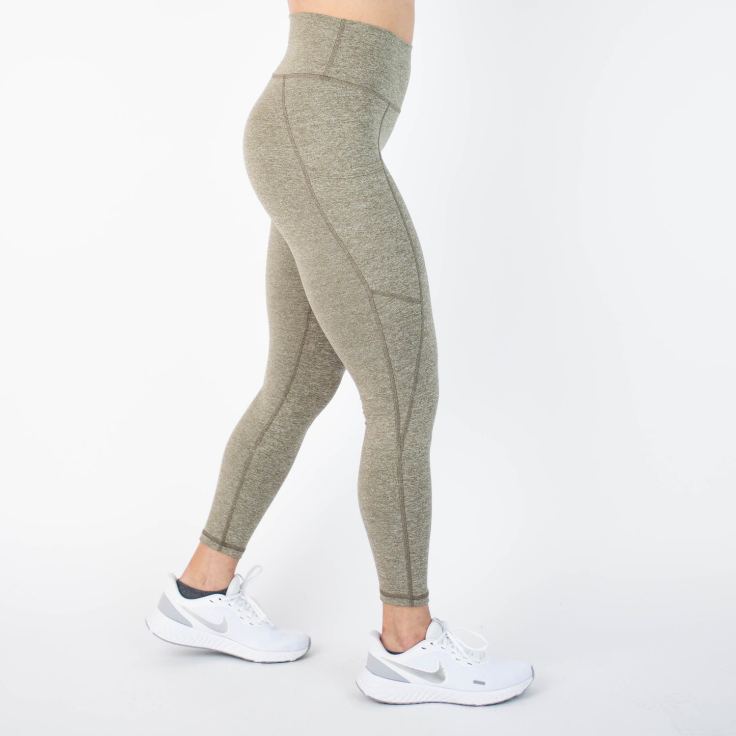 FLEO - Reverie Pocket Leggings 25" - High Rise - Leggings - stone-gray-4_cf484eea-249a-4870-b04a-b683db16ec31