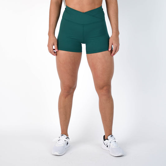 FLEO - V Waistband Short 3.5" - High Rise - Shorts - storm-1_4cba4481-1f72-4704-aed1-be265c303c15