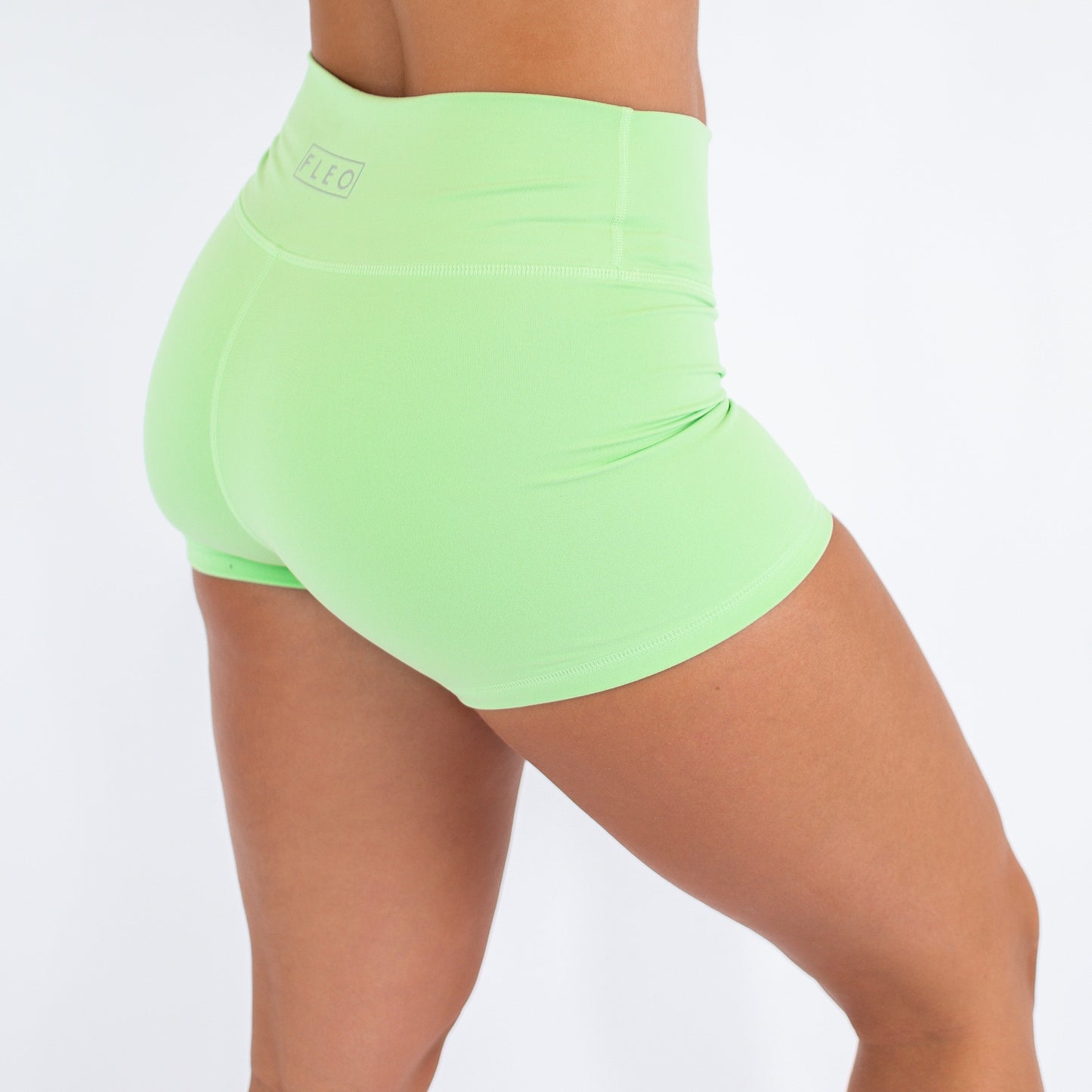 FLEO - Power Mid High Short 3.75" - Mid High Rise - Shorts - summergreenpmh-5