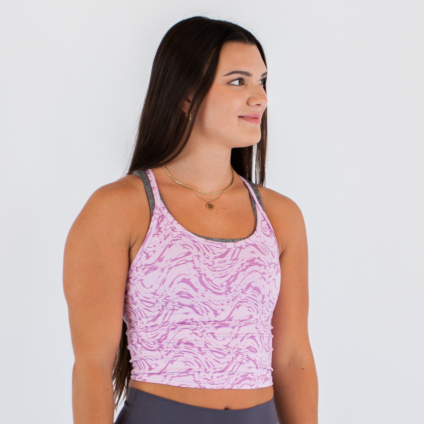 FLEO - Switch Up Crop Tank - Fitted - Tank - swirlwavesu-2