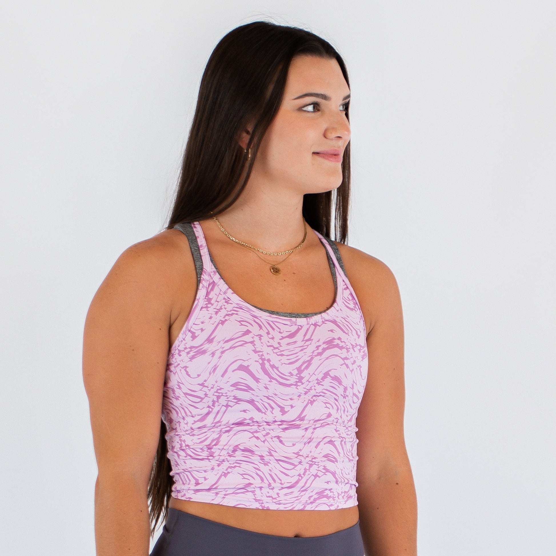 FLEO - Switch Up Crop Tank - Fitted - Tank - swirlwavesu-2