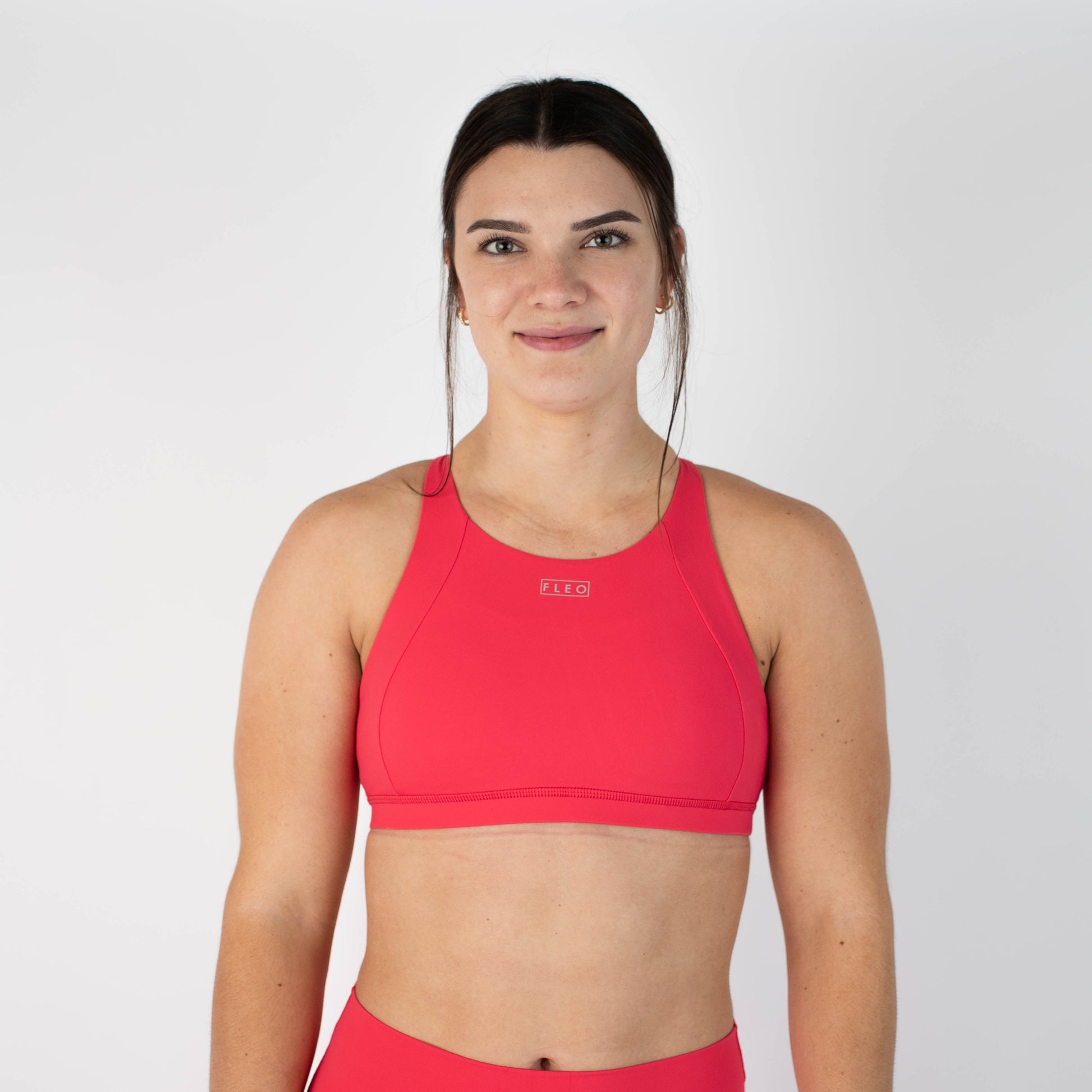 FLEO - Jourdaine Sports Bra - Medium Support - Sports Bra - teaberry-1_58ed1f67-d788-4500-8b5b-ddca5c5b8136