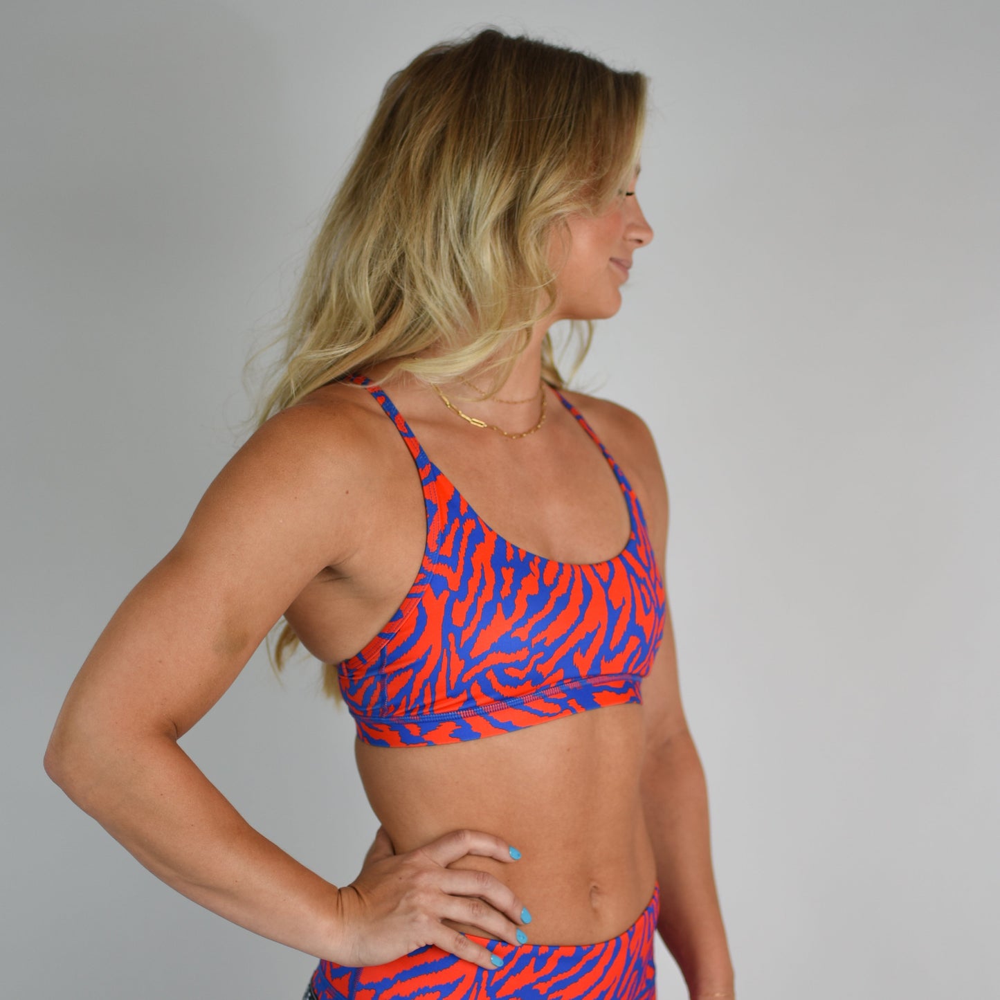 FLEO - Cami Sports Bra - Light Support - Sports Bra - usa-tiger-2