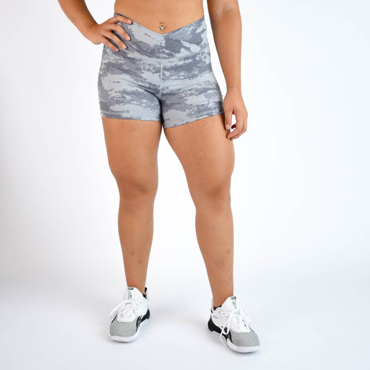 FLEO - V Waistband Short 3.5" - High Rise - Shorts - vapor-camo-1