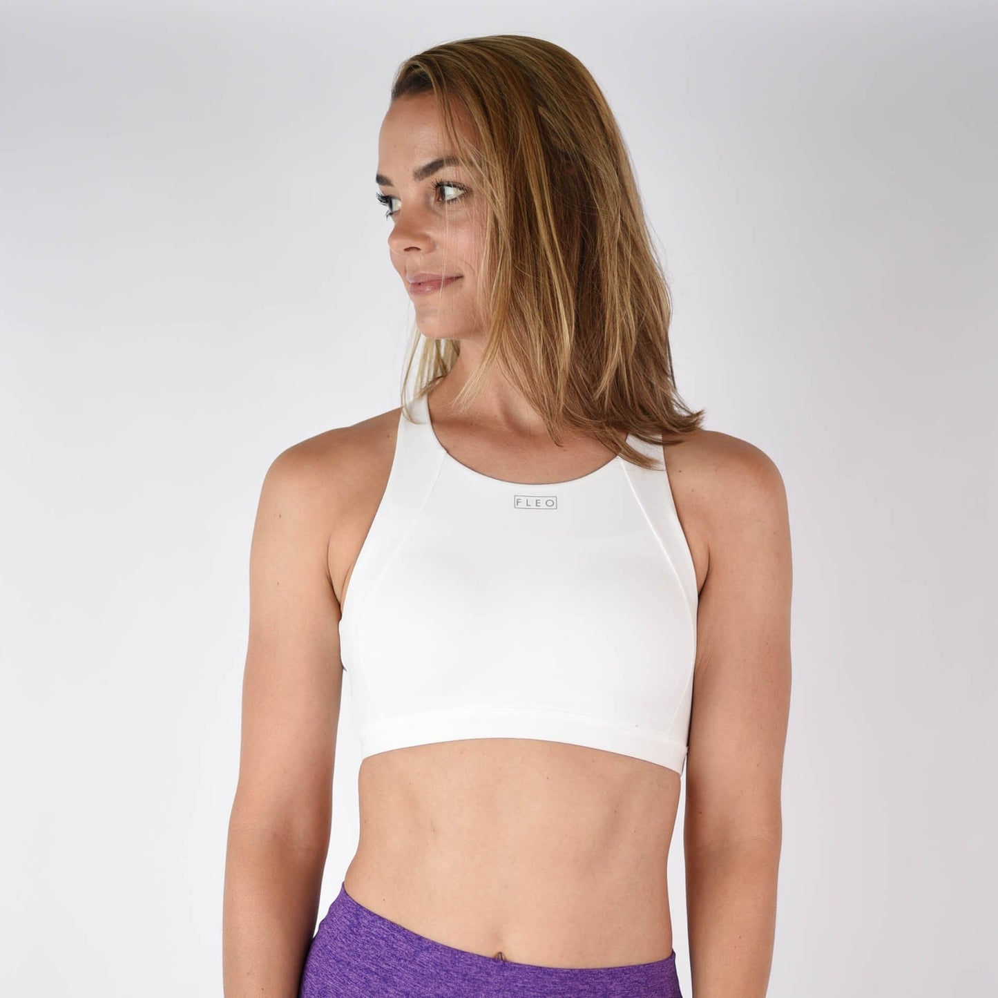 FLEO - Jourdaine Sports Bra - Medium Support - Sports Bra - white-2_1be22e0b-55bb-4b09-816b-d767b0e03812