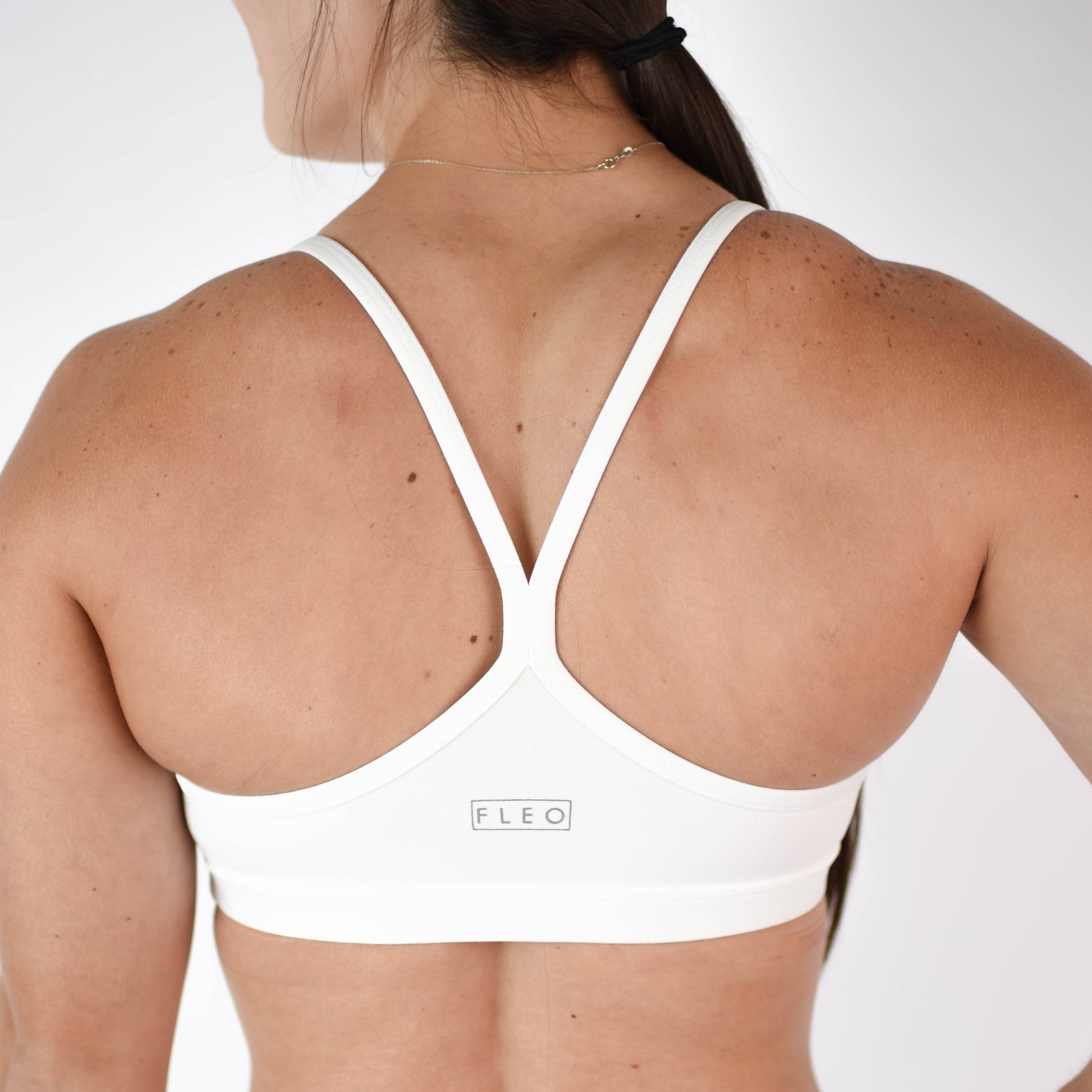 FLEO - Cami Sports Bra - Light Support - Sports Bra - white-cami-5